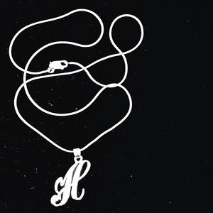Sterling Silver Initial "H" Necklace